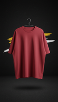 T-shirt oversize rosso cremisi Milano